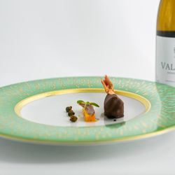 Chef & Somm - Chocolate covered Shrimp, Mango, Capers, Anchovy