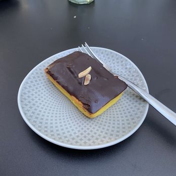 Levant - Orange Cake with Chocolate Glaze - Gluten-Free Near Me - Los Angeles, California Levant - Orange Cake with Chocolate Glaze - Gluten-Free Near Me - Los Angeles, California