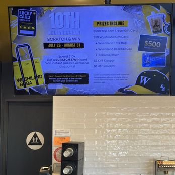 Wushiland Boba - Fullerton - Giveaways. Be aware not all of them have prizes - Bubble Tea Near Me - Fullerton, California