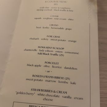Bresca - Our course on the menu - New American Near Me - Washington, DC, District of Columbia