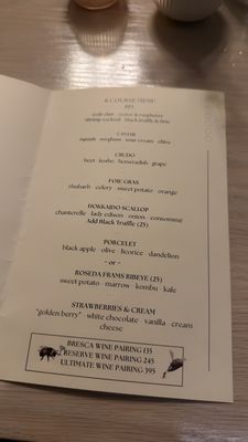 Menu photo 1 Bresca Washington, DC, DC