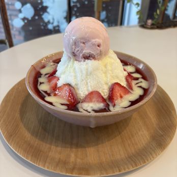 Sunny Tea Studio - Strawberry Shaved Ice for one - Shaved Ice Near Me - Fullerton, California Sunny Tea Studio - Strawberry Shaved Ice for one - Shaved Ice Near Me - Fullerton, California