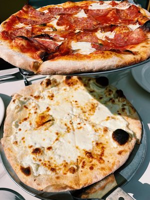 Photo of Adoro Lei - New York, NY, US. Niccolo and 12 White Pie Pizza