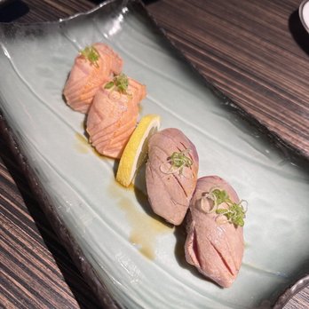 Sushiya - Seared Smoked Salmon Sushi Albacore Sushi - Sushi Bars Near Me - San Dimas, California