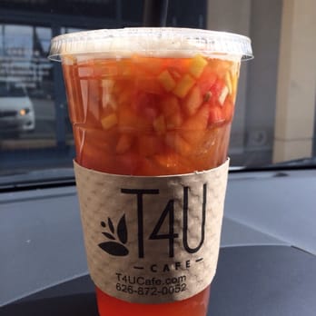 T4U Cafe - Mixed fruit tea is DELICIOUS!! - Coffee & Tea Near Me - San Gabriel, California T4U Cafe - Mixed fruit tea is DELICIOUS!! - Coffee & Tea Near Me - San Gabriel, California