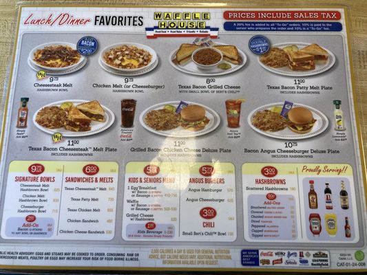 Menu photo 2 Waffle House Dothan, AL
