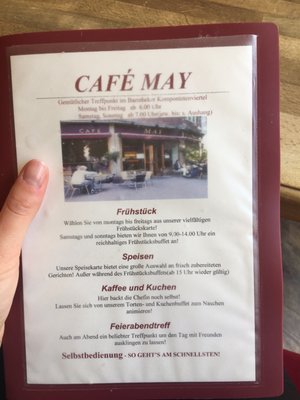 Menu photo 3 Café May Hamburg, HH