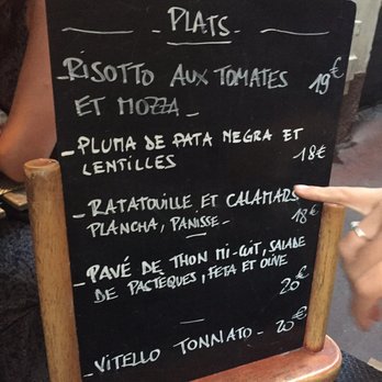 Chat Noir, Chat Blanc - Ardoise - French Near Me - Nice, 06