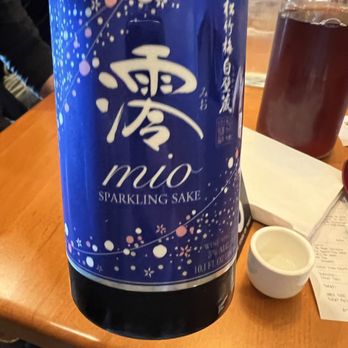 Kintaro Ramen - Sweet sparking sake - Ramen Near Me - Arlington, Texas