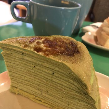 Sweet Indulgence - Matcha Mille Crepe - Desserts Near Me - Millbrae, California Sweet Indulgence - Matcha Mille Crepe - Desserts Near Me - Millbrae, California
