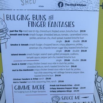 The Shed - Menu - Burgers Near Me - San Diego, California The Shed - Menu - Burgers Near Me - San Diego, California