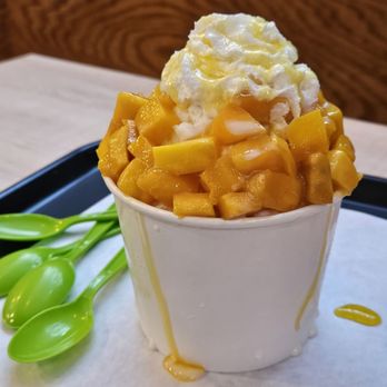 SnowBall RiceBall - Mango bingsu - Desserts Near Me - Austin, Texas