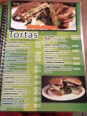 Menu photo 2 Super Tortas El Chavo Oklahoma City, OK Menu photo 2 Super Tortas El Chavo Oklahoma City, OK