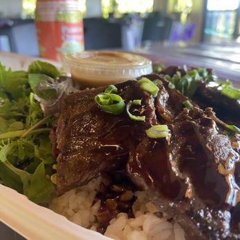 Ka'aha'aina Cafe - Rib plate - Seafood Near Me - Waianae, Hawaii
