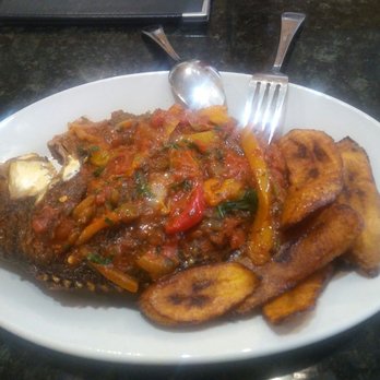 Ruth's Buka - Fish with plantain - African Near Me - Oakland, California Ruth's Buka - Fish with plantain - African Near Me - Oakland, California