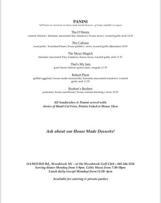 Menu photo 1 Provisions Boiceville, NY Menu photo 1 Provisions Boiceville, NY