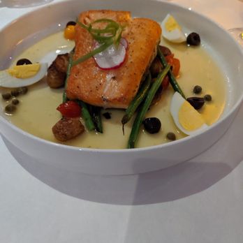 Halcyon - Salmon Nicoise - Seafood Near Me - Montclair, New Jersey Halcyon - Salmon Nicoise - Seafood Near Me - Montclair, New Jersey