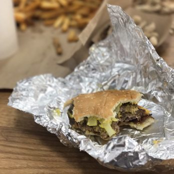 Five Guys - Double bacon burger with Cajun fries - Burgers Near Me - Baltimore, Maryland