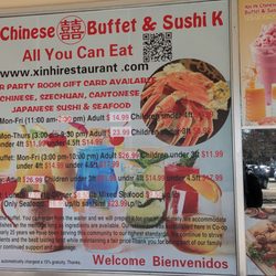 Xin Hi - Outside info for Xin Hi. Notice children pay by height. That's a new one for me.