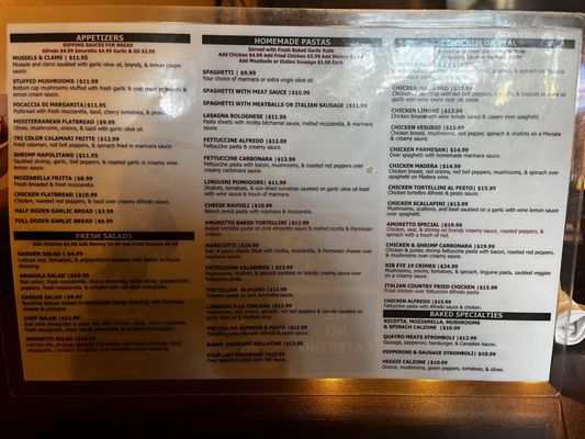 Menu photo 6 Amoretto Italian Restaurant Plano, TX Menu photo 6 Amoretto Italian Restaurant Plano, TX