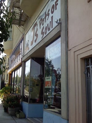 Photo of J's Pots of Soul - San Francisco, CA, US. Sidewalk view