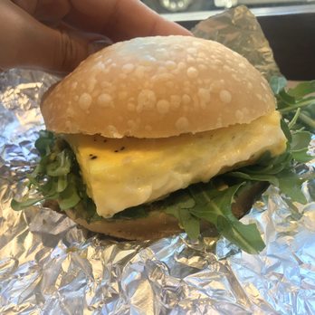 Flour Bakery + Cafe - Egg breakfast sandwich - Coffee & Tea Near Me - Cambridge, Massachusetts