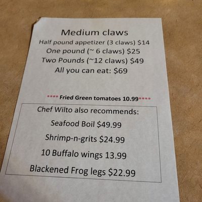 Menu photo 1 Catfish Deweys Oakland Park, FL