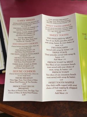 Menu photo 1 Thyme & Table Shamokin, PA