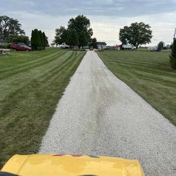 Ameripave Blacktopping - Crushed limestone laid through asphalt paver and compacted - Masonry/Concrete Near Me - Springfield, Ohio Ameripave Blacktopping - Crushed limestone laid through asphalt paver and compacted - Masonry/Concrete Near Me - Springfield, Ohio