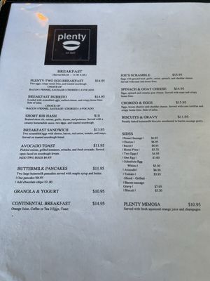 Menu photo 1 Plenty on Bell Los Alamos, CA Menu photo 1 Plenty on Bell Los Alamos, CA