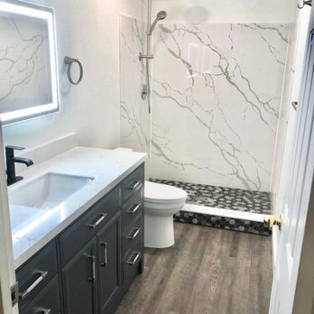 Rupert Construction - Fresh and modern walk-in shower upgrade.
Frameless glass, custom tile walls, built-in niches, and a clean low-profile pan for easy access. - General Contractors Near Me - West Valley City, Utah Rupert Construction - Fresh and modern walk-in shower upgrade.
Frameless glass, custom tile walls, built-in niches, and a clean low-profile pan for easy access. - General Contractors Near Me - West Valley City, Utah