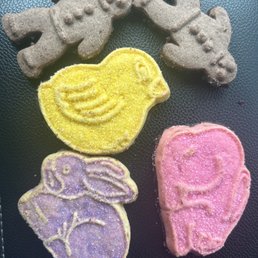 Easter cookies and classic chocolate Dutch boy cookies you can find in store year round.