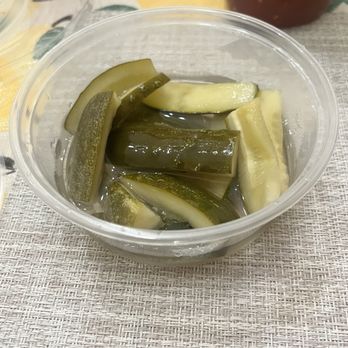 BBQ+RICE - Buena Park - April 2026: Side of House made cucumber pickles $3.25 - Korean Near Me - Buena Park, California BBQ+RICE - Buena Park - April 2026: Side of House made cucumber pickles $3.25 - Korean Near Me - Buena Park, California