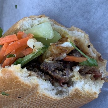Banh Mi Land - Grilled pork add fried egg - Vietnamese Near Me - Lynnwood, Washington