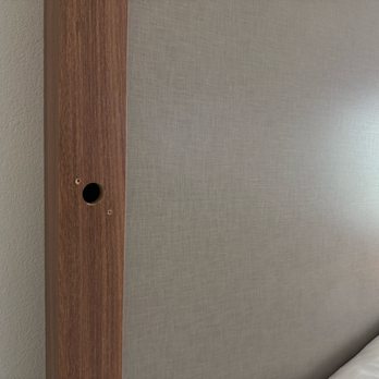 Fairfield by Marriott Inn & Suites Knoxville Clinton - Hole from removed light fixture - Hotels Near Me - Clinton, Tennessee Fairfield by Marriott Inn & Suites Knoxville Clinton - Hole from removed light fixture - Hotels Near Me - Clinton, Tennessee
