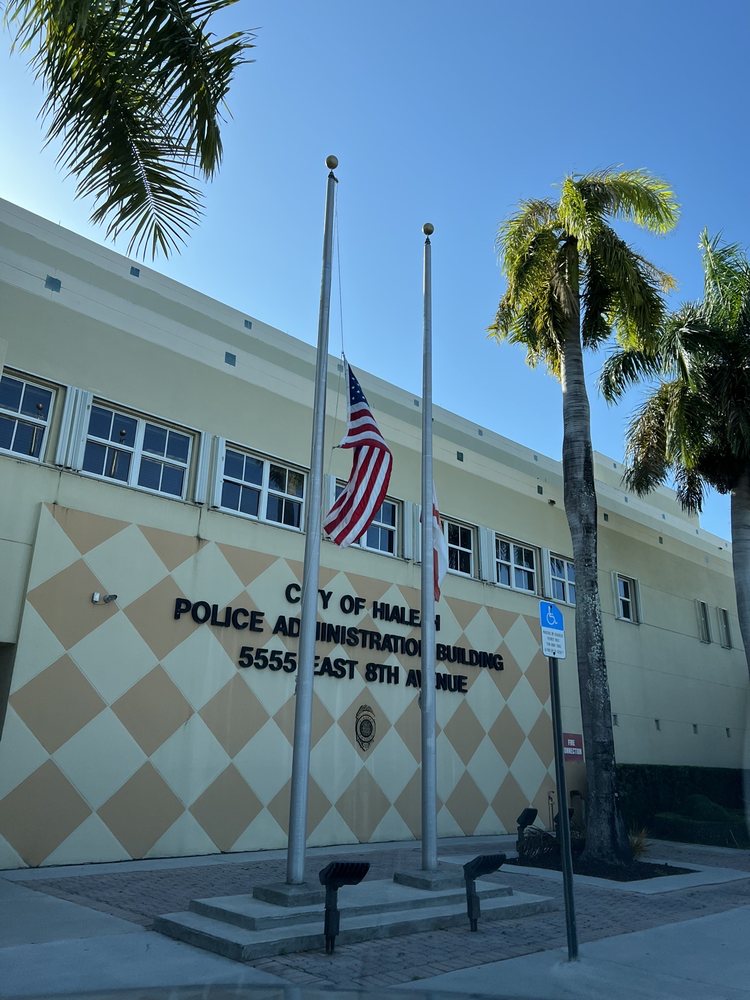 HIALEAH POLICE DEPARTMENT Updated May 2024 5555 E 8th Ave, Hialeah