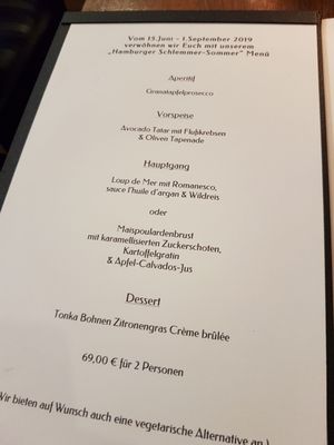 Menu photo 3 La Chance Hamburg, HH