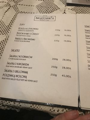 Menu photo 2 Bagażownia Sopot, PM