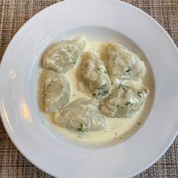 Shokolad - Mushroom and fennel Ukrainian pierogi