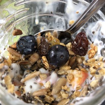 Leaping Lizard Cafe - Not much yogurt in this parfait. But still yummy! Small size. - Cafes Near Me - Virginia Beach, Virginia Leaping Lizard Cafe - Not much yogurt in this parfait. But still yummy! Small size. - Cafes Near Me - Virginia Beach, Virginia