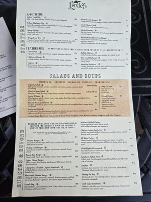 Menu photo 1 Loxley’s Lancaster, PA