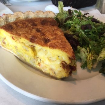 Zakes Cafe - Quiche. Tasty with seafood - New American Near Me - Fort Washington, Pennsylvania
