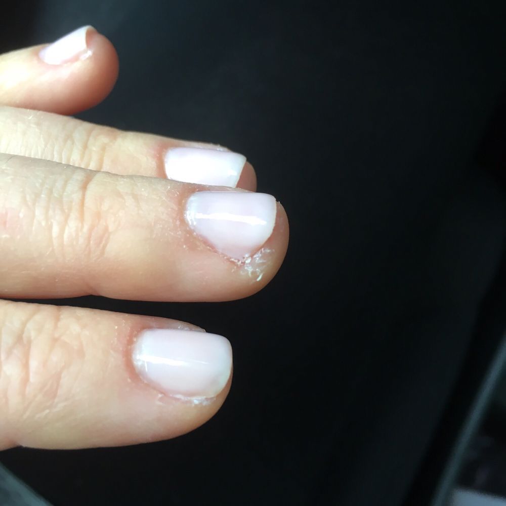 Worst manicure I've ever gotten. Never again!