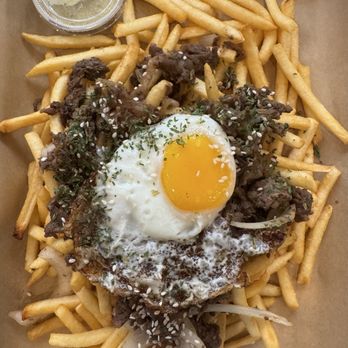 Nguyen's Kitchen - Bulgogi Fries w/ egg - Asian Fusion Near Me - Santa Ana, California Nguyen's Kitchen - Bulgogi Fries w/ egg - Asian Fusion Near Me - Santa Ana, California