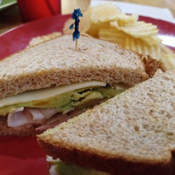 P J's Sandwich Shoppe - Turkey, avocado, Swiss on wheat. Their bread is STORE BOUGHT Home Pride. It's the most I've ever paid for a sandwich I could make at home. - Salad Near Me - Tulsa, Oklahoma