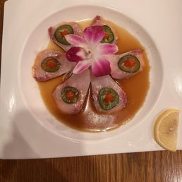 Yellowtail Carpaccio Yellowtail Carpaccio
