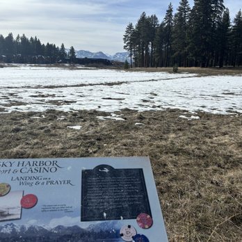 Lam Watah Trail to NV Beach - Rabe meadow in the background. In the 1940a there was the Sky Harbor casino and air field. - Hiking Near Me Lam Watah Trail to NV Beach - Rabe meadow in the background. In the 1940a there was the Sky Harbor casino and air field. - Hiking Near Me