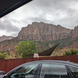 View from the driveway