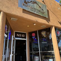 Mountain Top Tap Room - Exterior sign on Route 66 across from train station