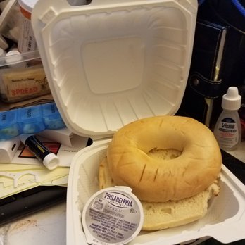 Sterling's Restaurant - Queensgate - Bagel with cream cheese (store bought) also $5 - Seafood Near Me - Richland, Washington